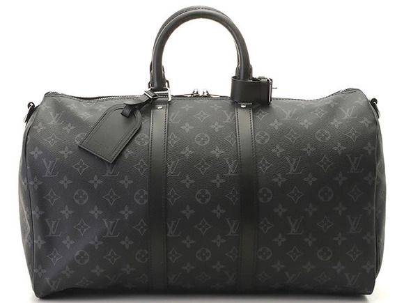Louis Vuitton Handbags - LOUIS VUITTON Keepall Bandouliere Boston Bag Monogram Eclipse Black